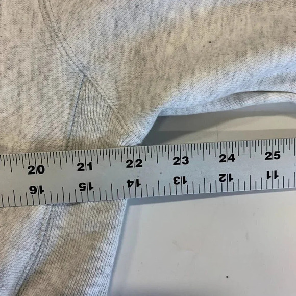 Champion‎ Women’s Reverse Weave Cropped Cut-Off Hooded Sweatshirt Size S NWT - Picture 12 of 13